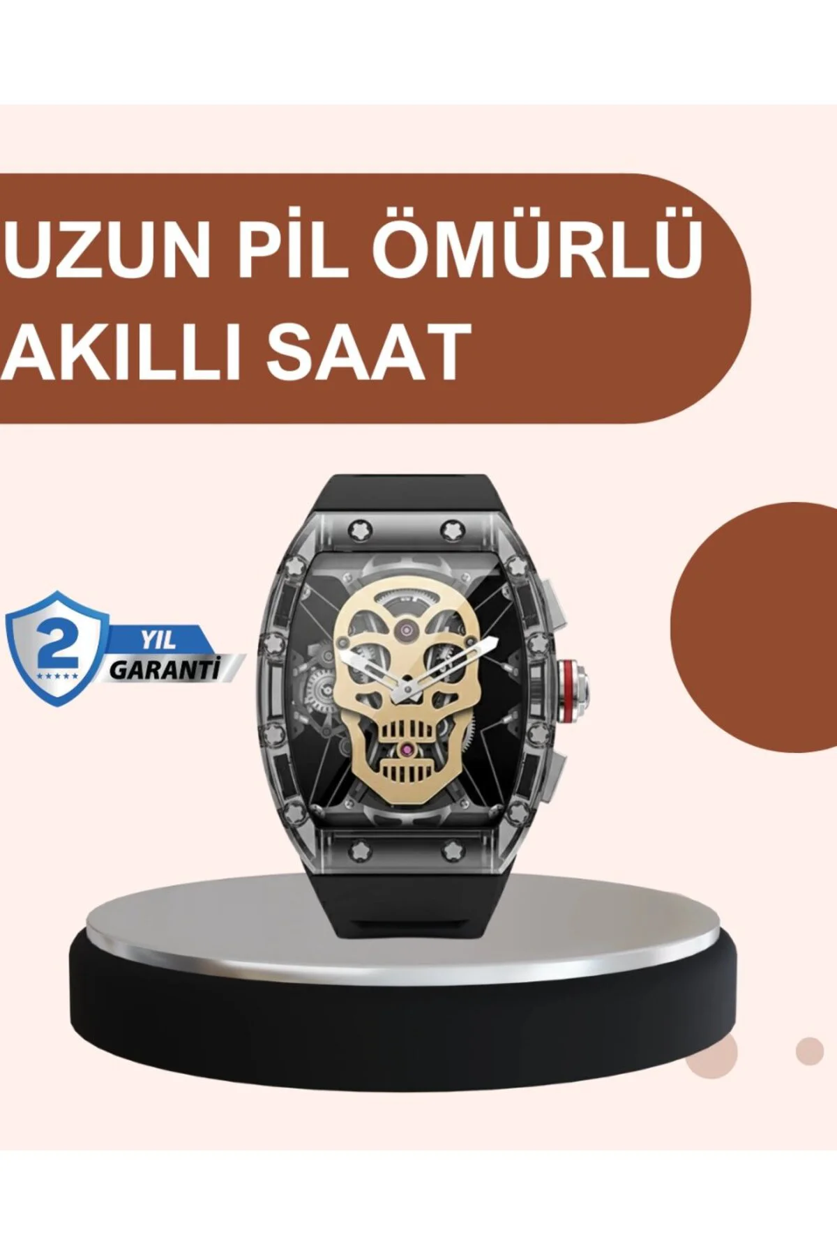 Uzun Pil Ömürlü Akıllı Saat Günlük Ve Spor Kullanım