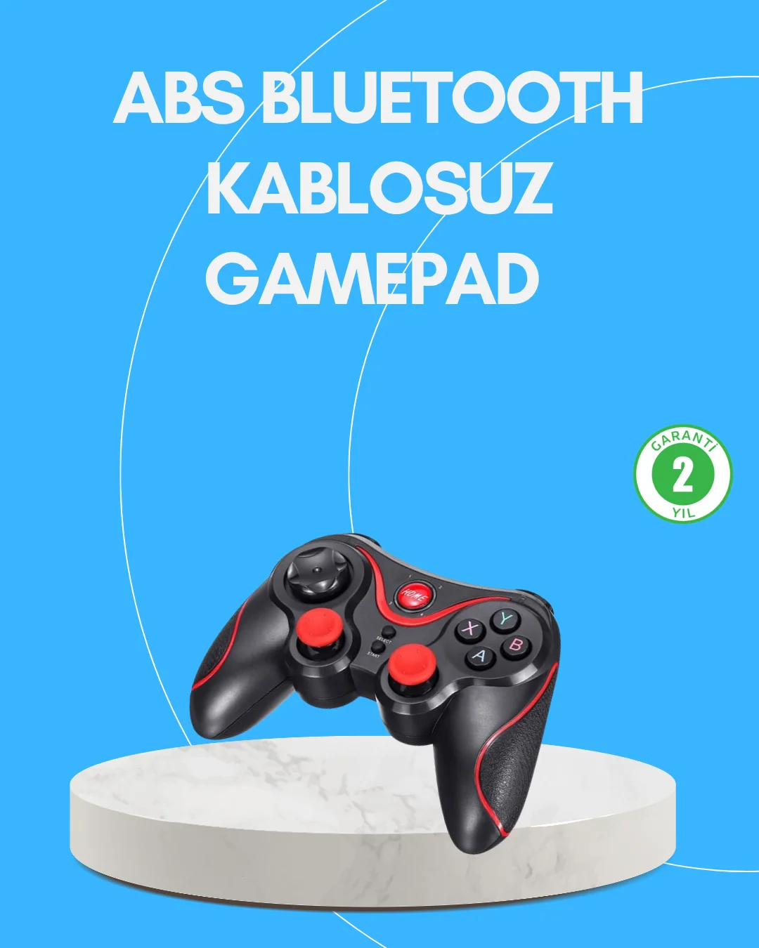 Uzun Pil Ömürlü Kablosuz Oyun Kumandası PC Telefon Tablet İçin Uzun Pil Ömürlü Kablosuz Oyun Kumandası PC Telefon Tablet İçin