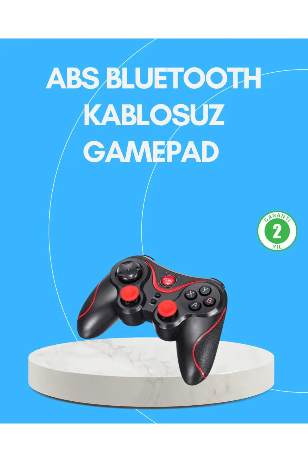 Uzun Pil Ömürlü Kablosuz Oyun Kumandası PC Telefon Tablet İçin