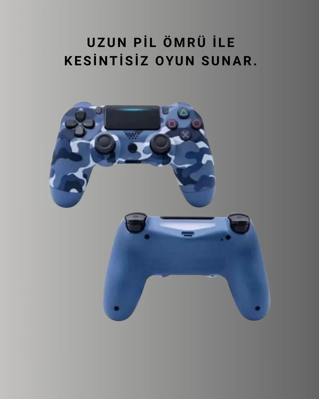 Uzun Pil Ömürlü Oyun Kolu – USB ile Hızlı Şarj Desteği
