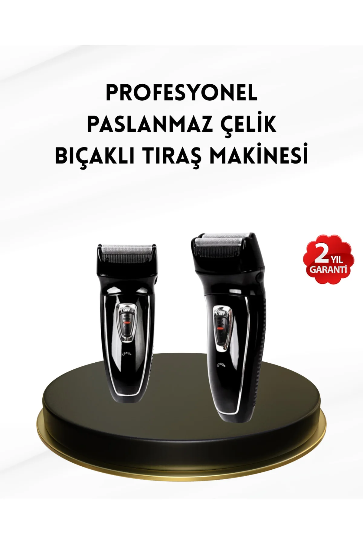 Uzun Pil Ömürlü Şarjlı Tıraş Makinesi – Hızlı Şarj, Ergonomik Tas