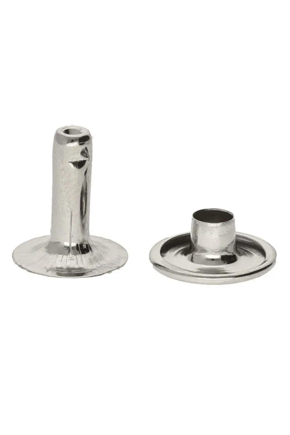 Uzun Rivet, Perçin 9mm kafa [33,5] (12mm Bacak) , Nikel [1000 ade