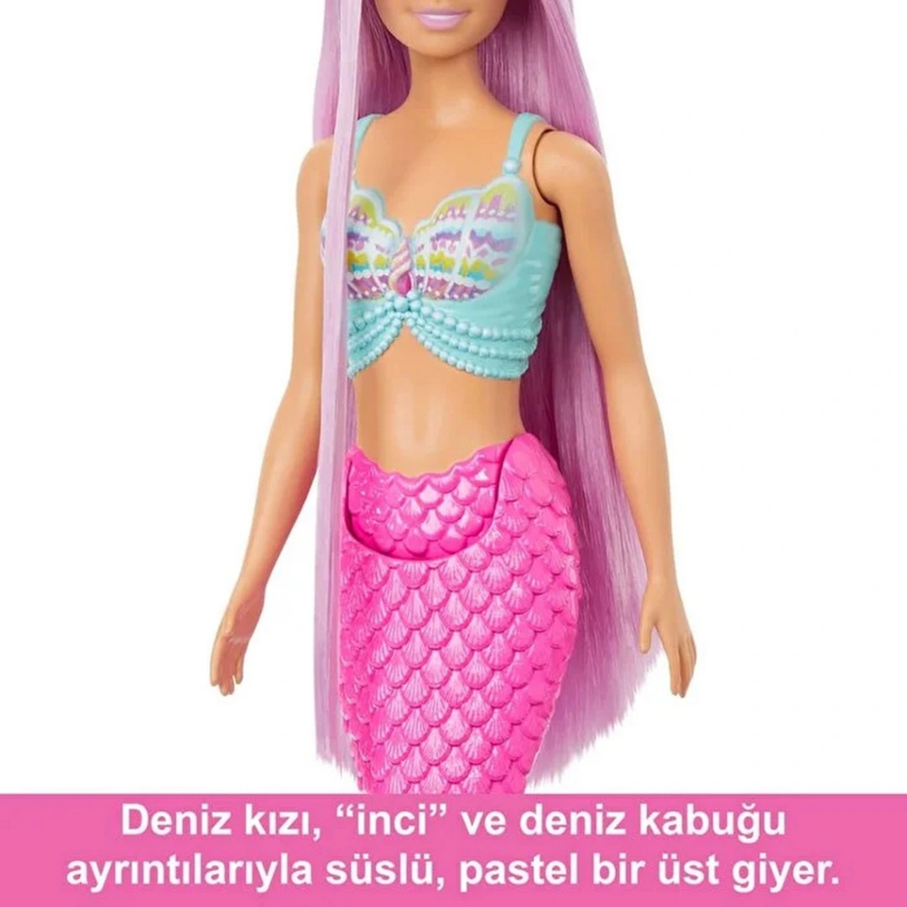 Uzun Saçlı Muhteşem Deniz Kızı