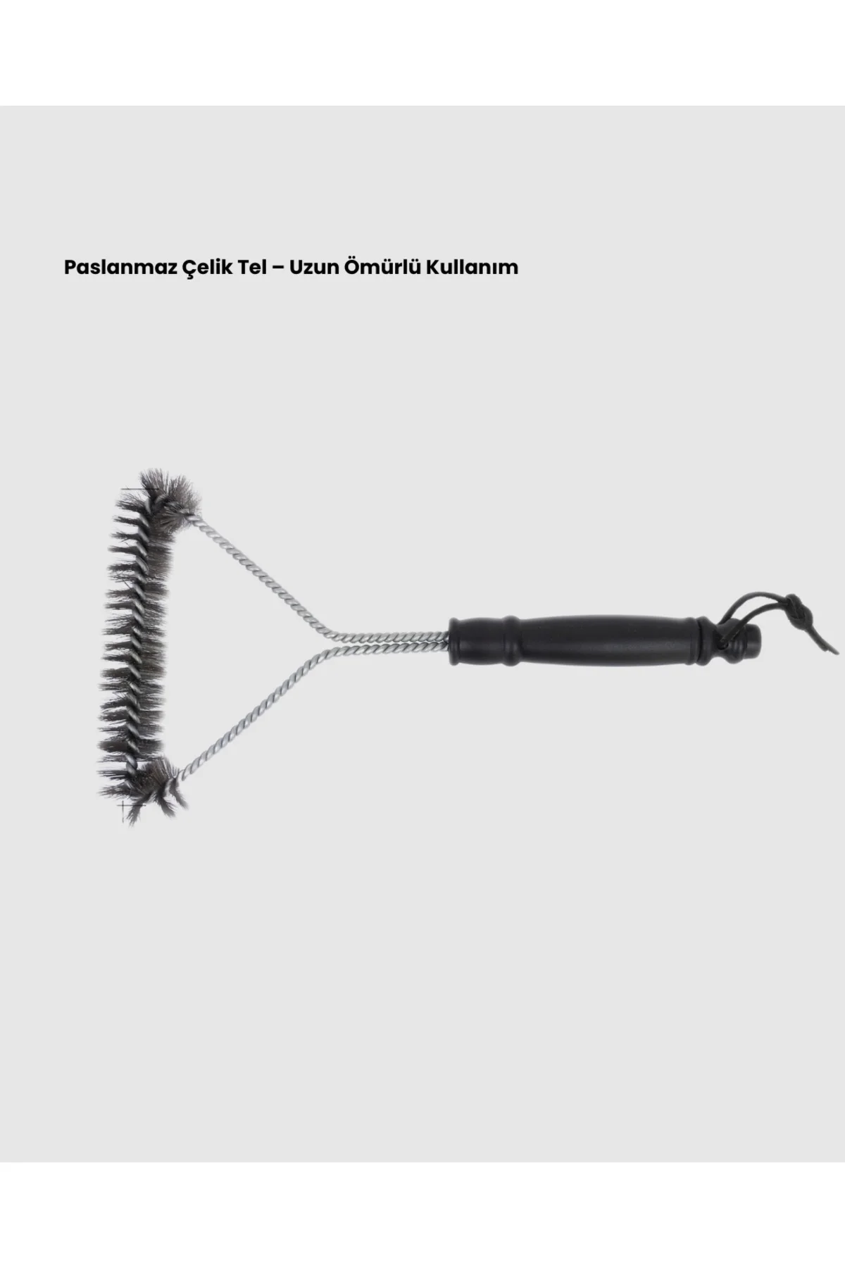 Uzun Saplı Paslanmaz Çelik Izgara Temizlik Fırçası - Lisinya