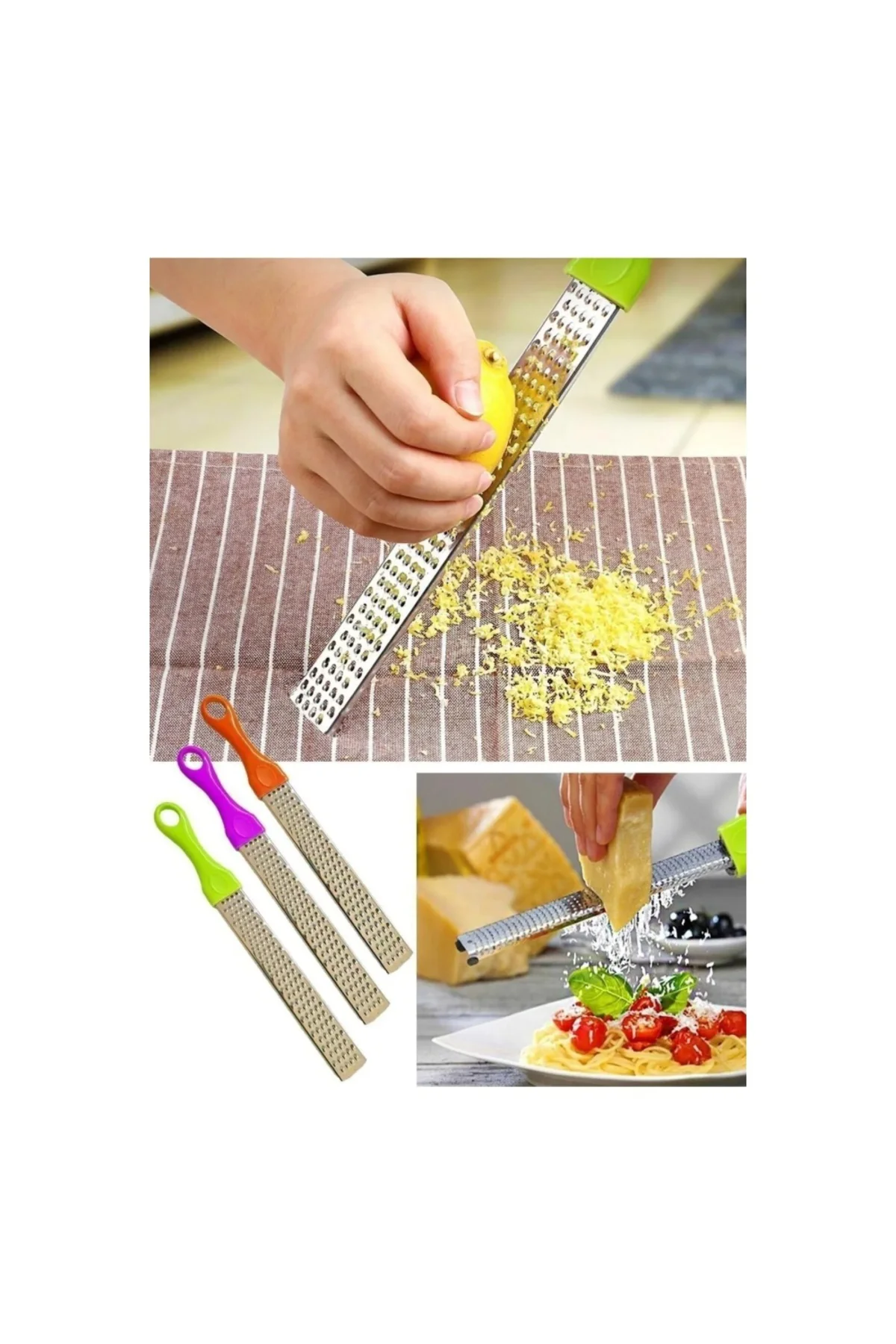 Uzun Saplı Rende Peynir Sarımsak Patates Rendesi 0589-1027