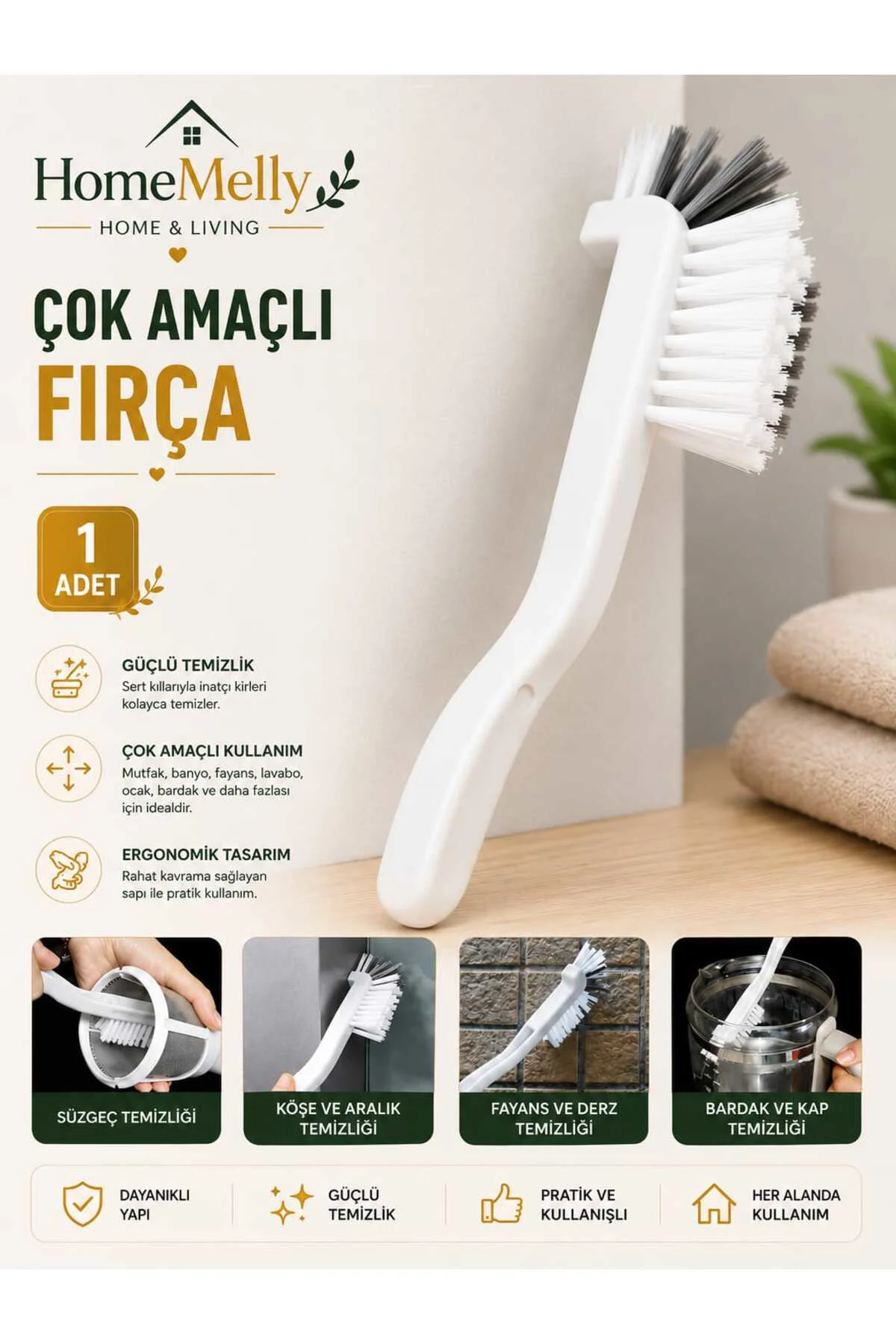 Uzun Saplı Şişe Fırçası Dik Açılı Şişe Banyo Fırçası Lavabo Için Ev Tencere Tava Fırçası