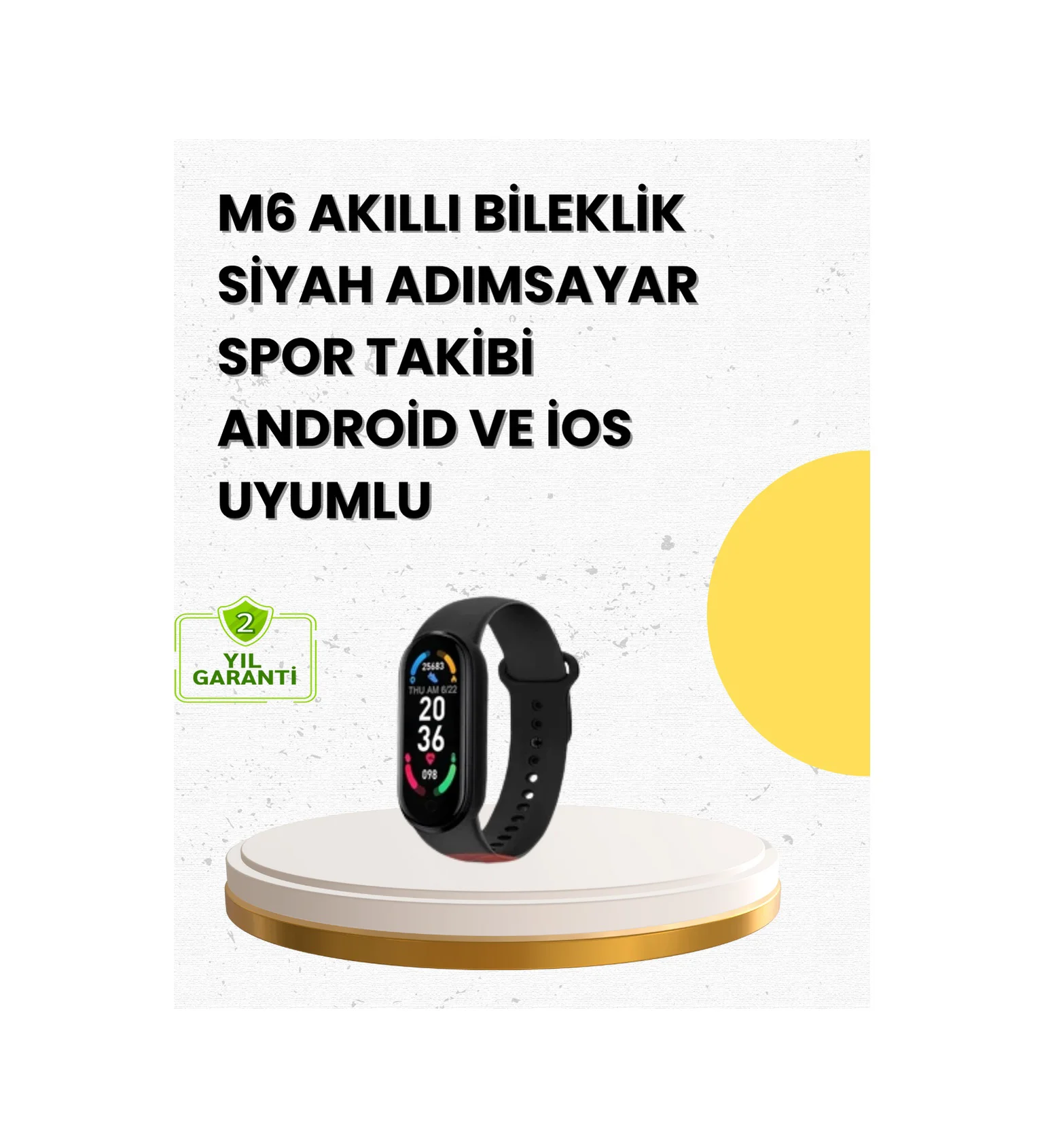Uzun Şarjlı Spor Akıllı Saat Adımsayar Ve Nabız Ölçer Özellikli