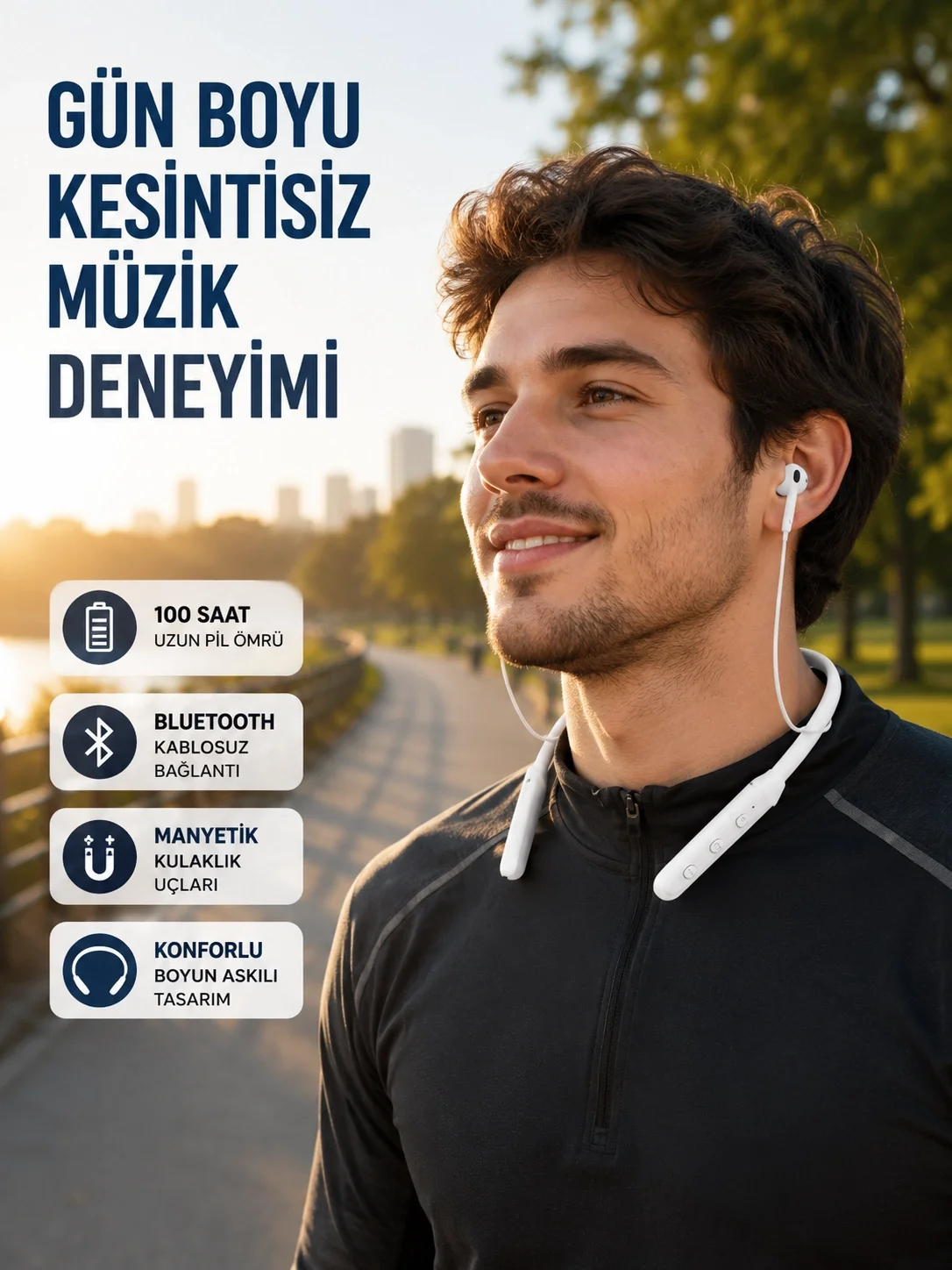 Uzun Süre Dayanıklı Manyetik Başlıklı Bluetooth Kulaklık Fiyatı, Yorumları ve Özellikleri