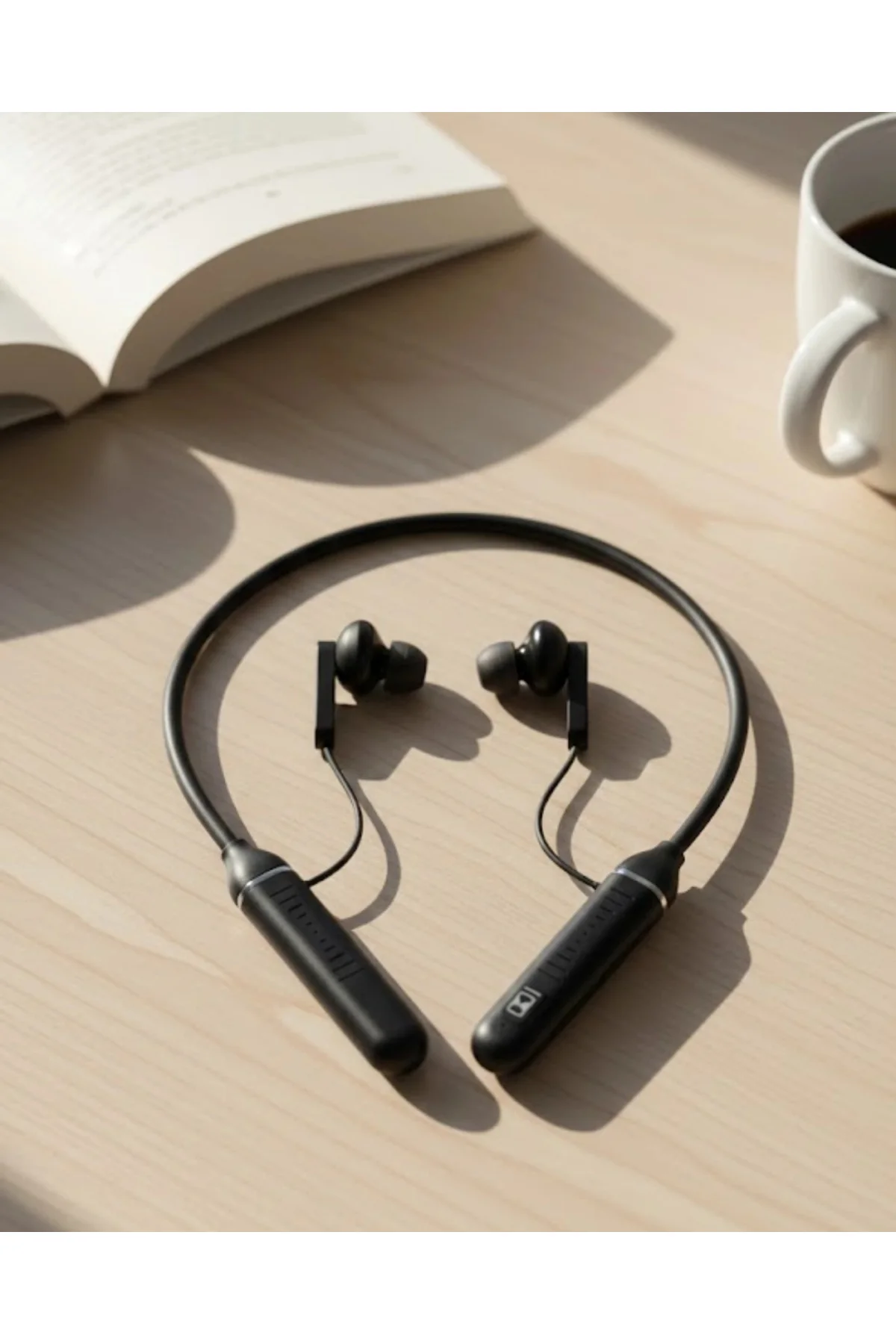 Uzun Süre Kullanımlı Kablosuz Boyun Askılı Stereo Kulaklık Güçlü 