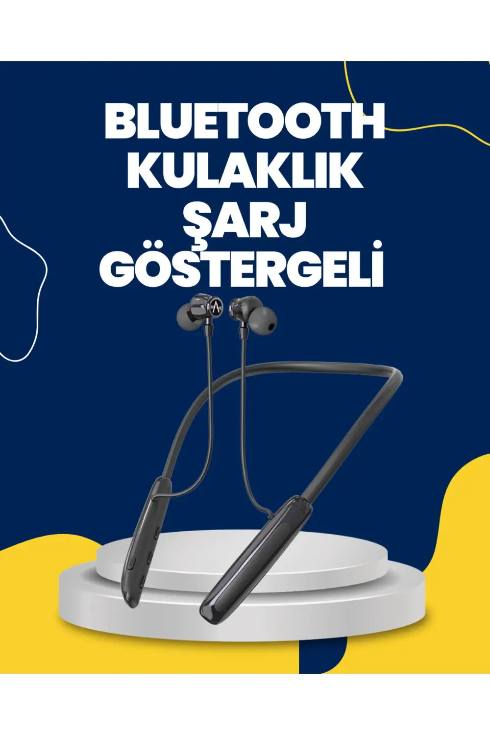 Uzun Süreli Kullanım Boyun Askılı Kablosuz Kulaklık – Hızlı Şarj,