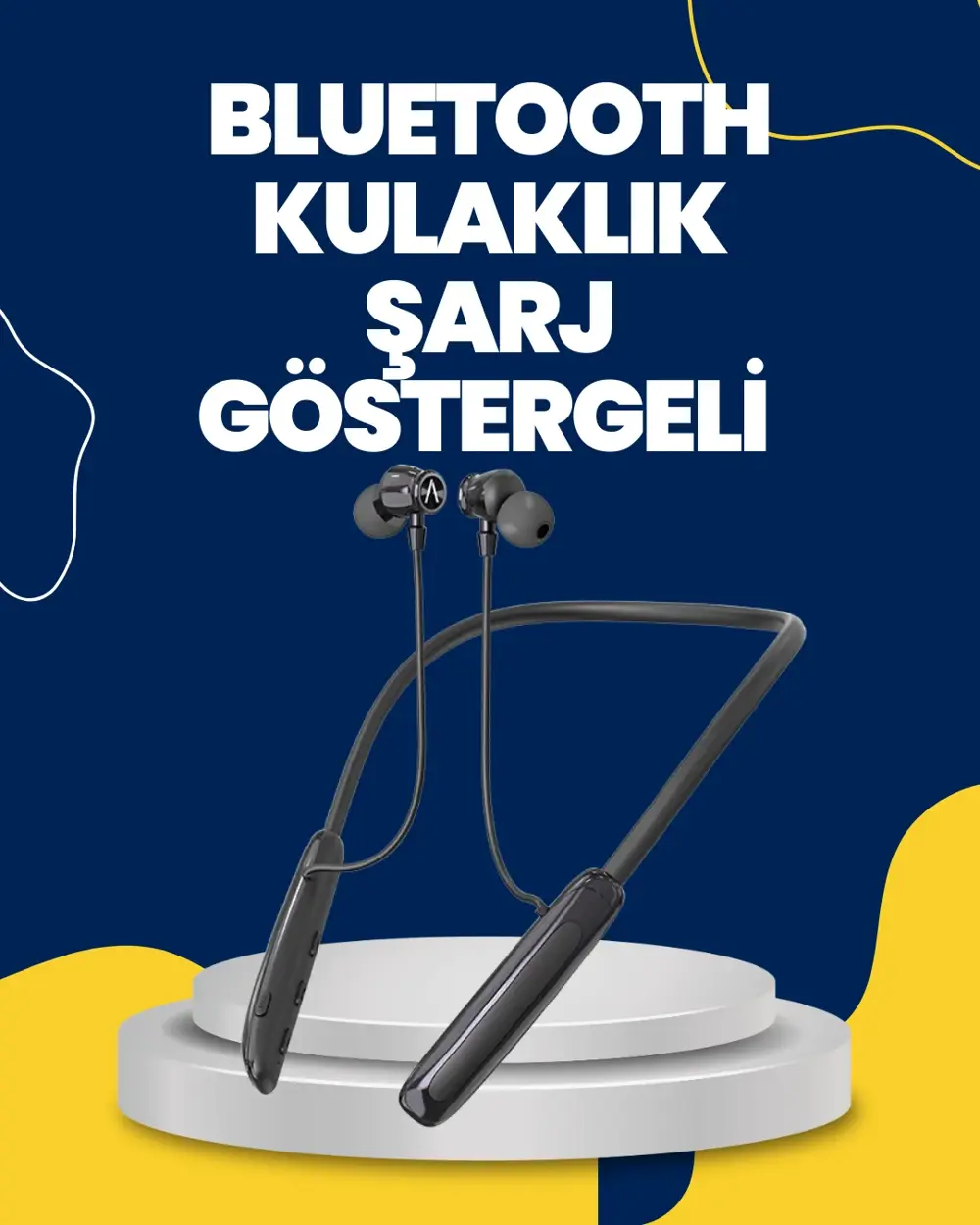 Uzun Süreli Kullanım Boyun Askılı Kablosuz Kulaklık – Hızlı Şarj,