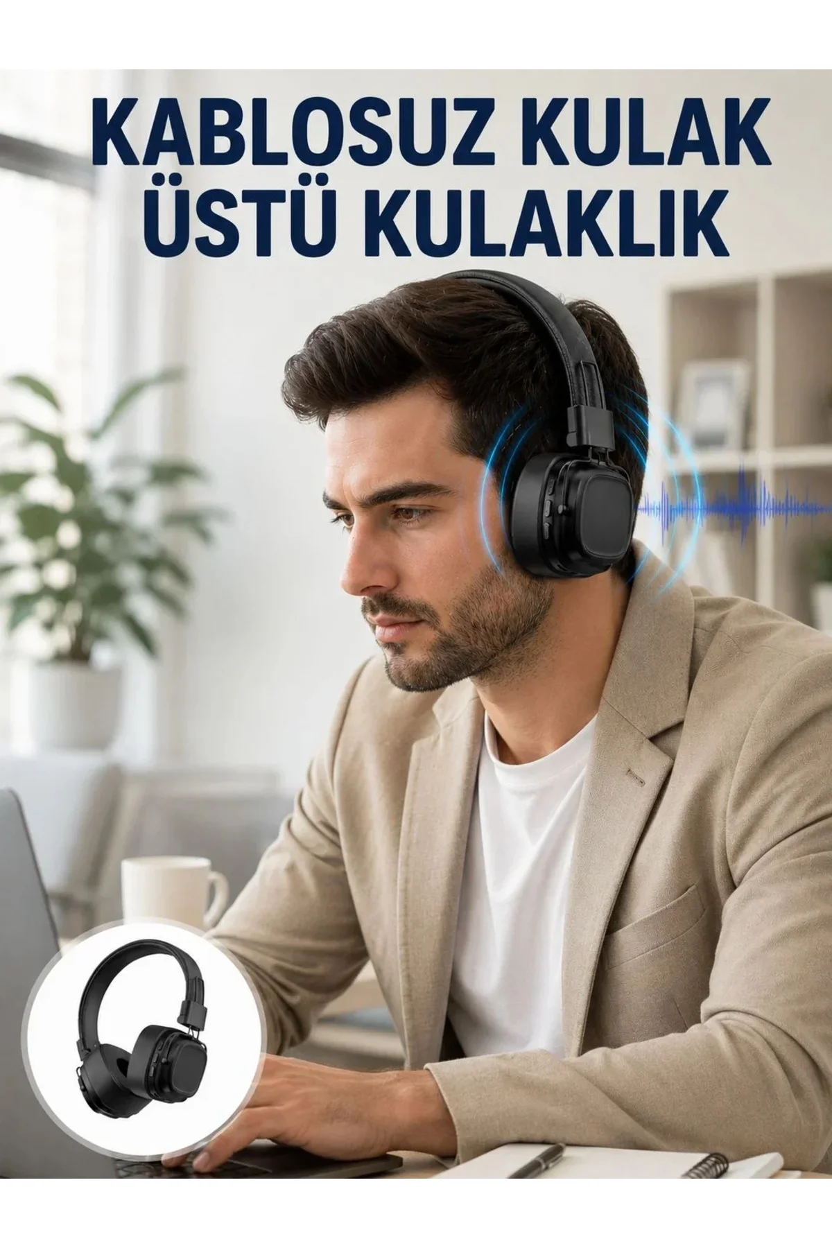 Uzun Süreli Rahat Kullanım İçin Kablosuz Bluetooth Kulaklık Yeni Nesil Uzun Süreli Rahat Kullanım İçin Kablosuz Bluetooth Kulaklık Yeni Nesil