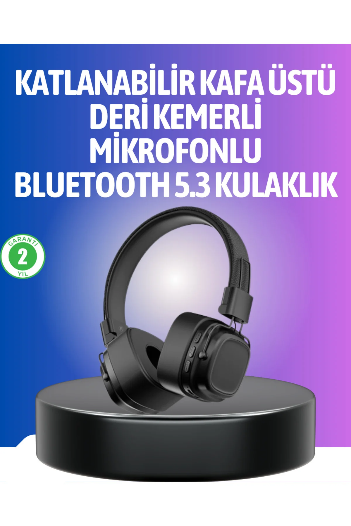 Uzun Süreli Rahat Kullanım İçin Kablosuz Bluetooth Kulaklık