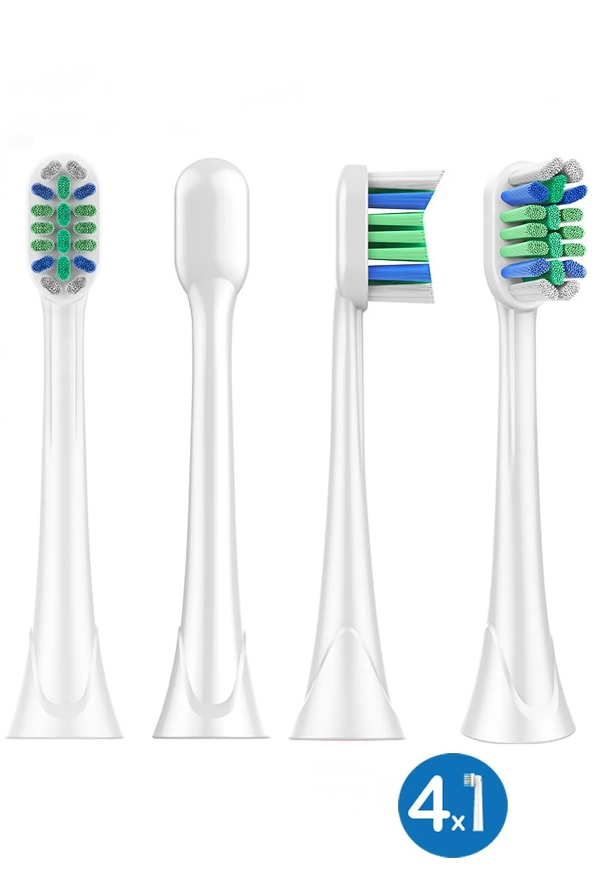 V Clean Sonic Soft Temizlik - Phlips Sonicare Uyumlu 4 Adet Yedek