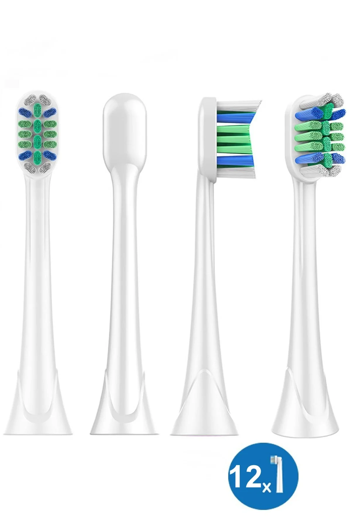 V Clean Sonic Soft Temizlik - Phlips Sonicare Uyumlu 12 Adet Yede