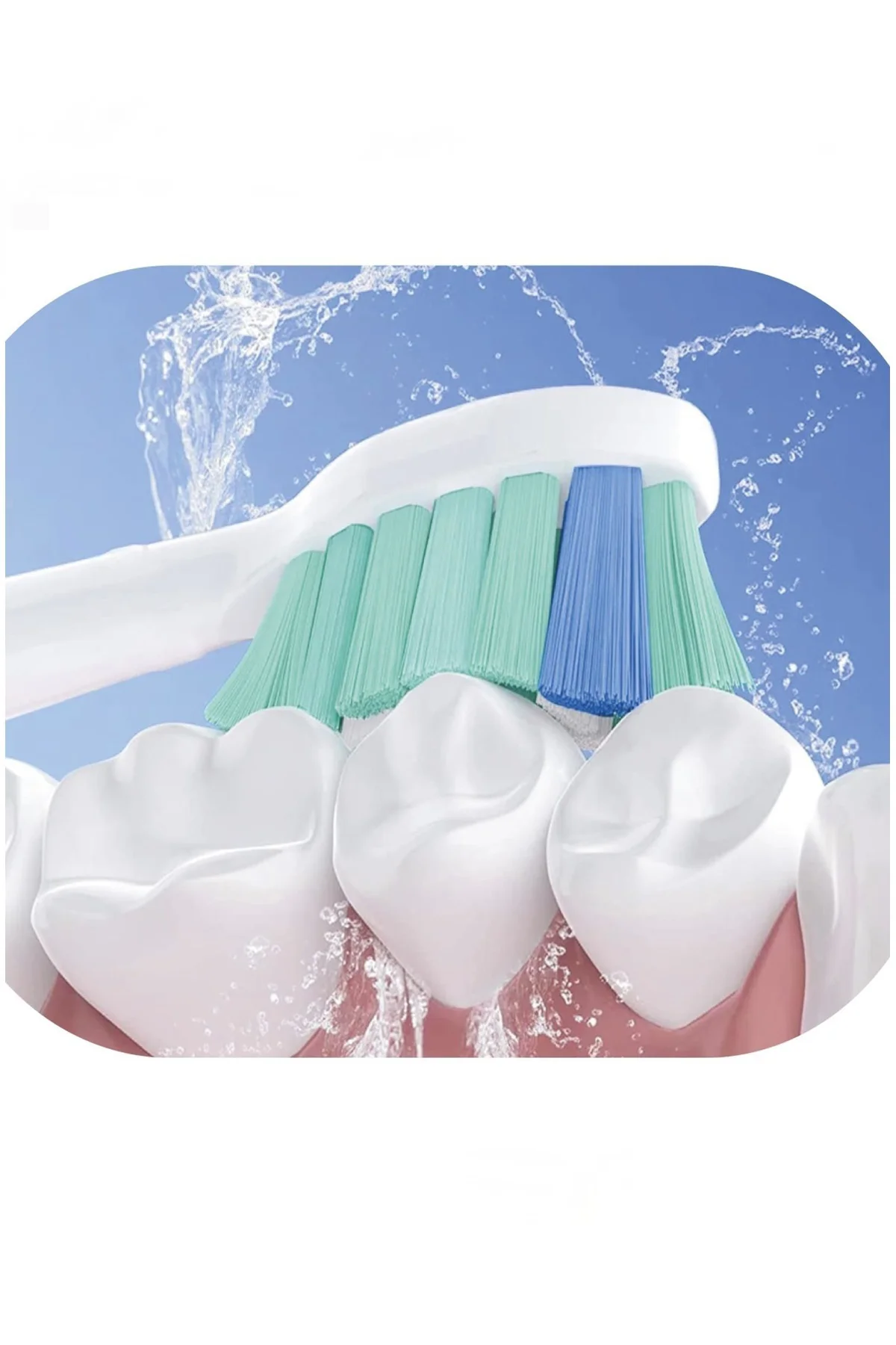 V Clean Sonic Soft Temizlik - Phlips Sonicare Uyumlu 12 Adet Yede