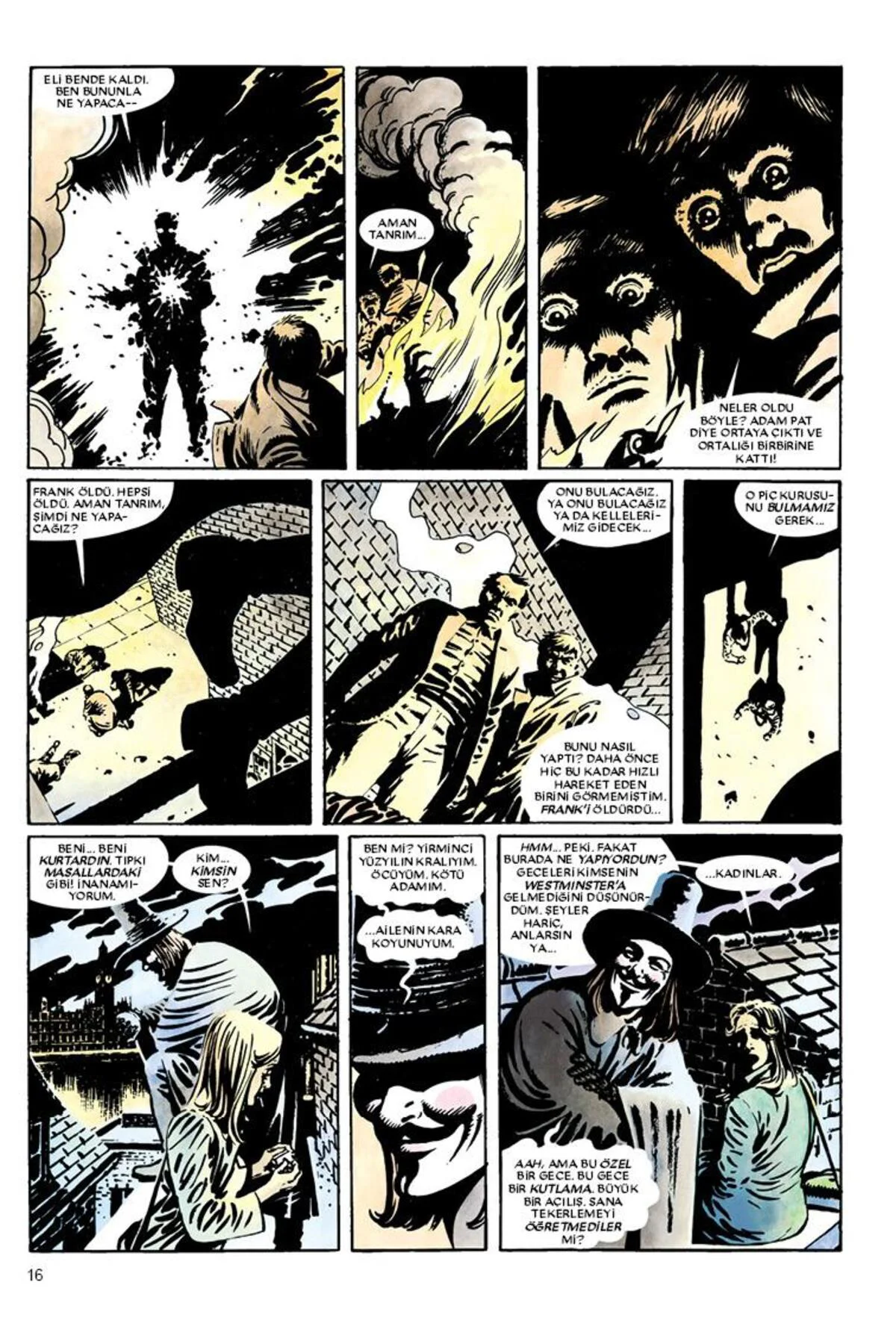 V For Vendetta Özel Edisyon (KARTON KAPAK)