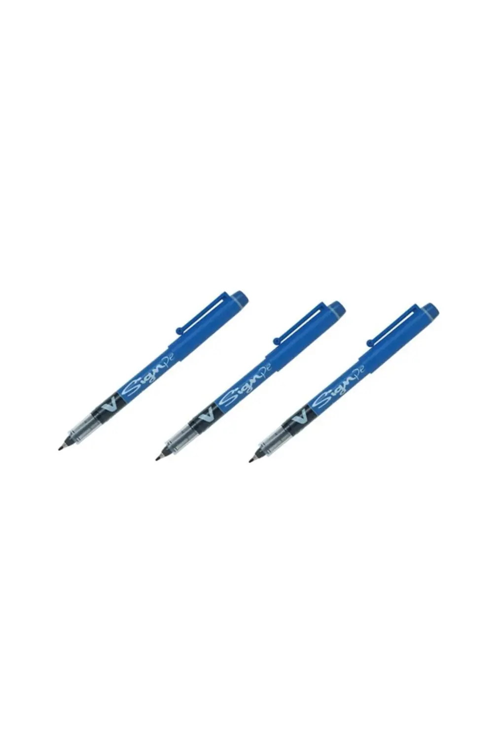 V-signpen Keçe Uçlu Mavi 3 Adet