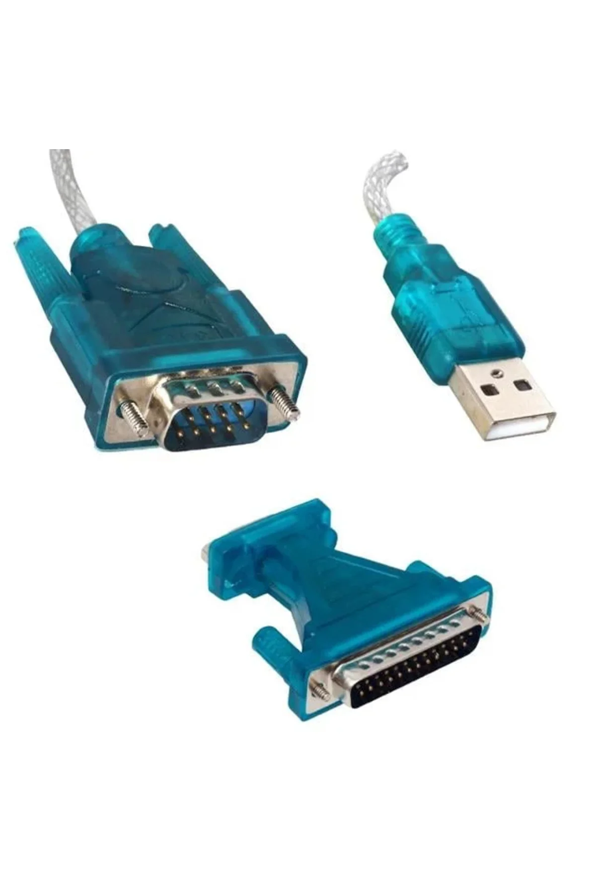 V1.0 Kablolu USB To RS232 Çevirici