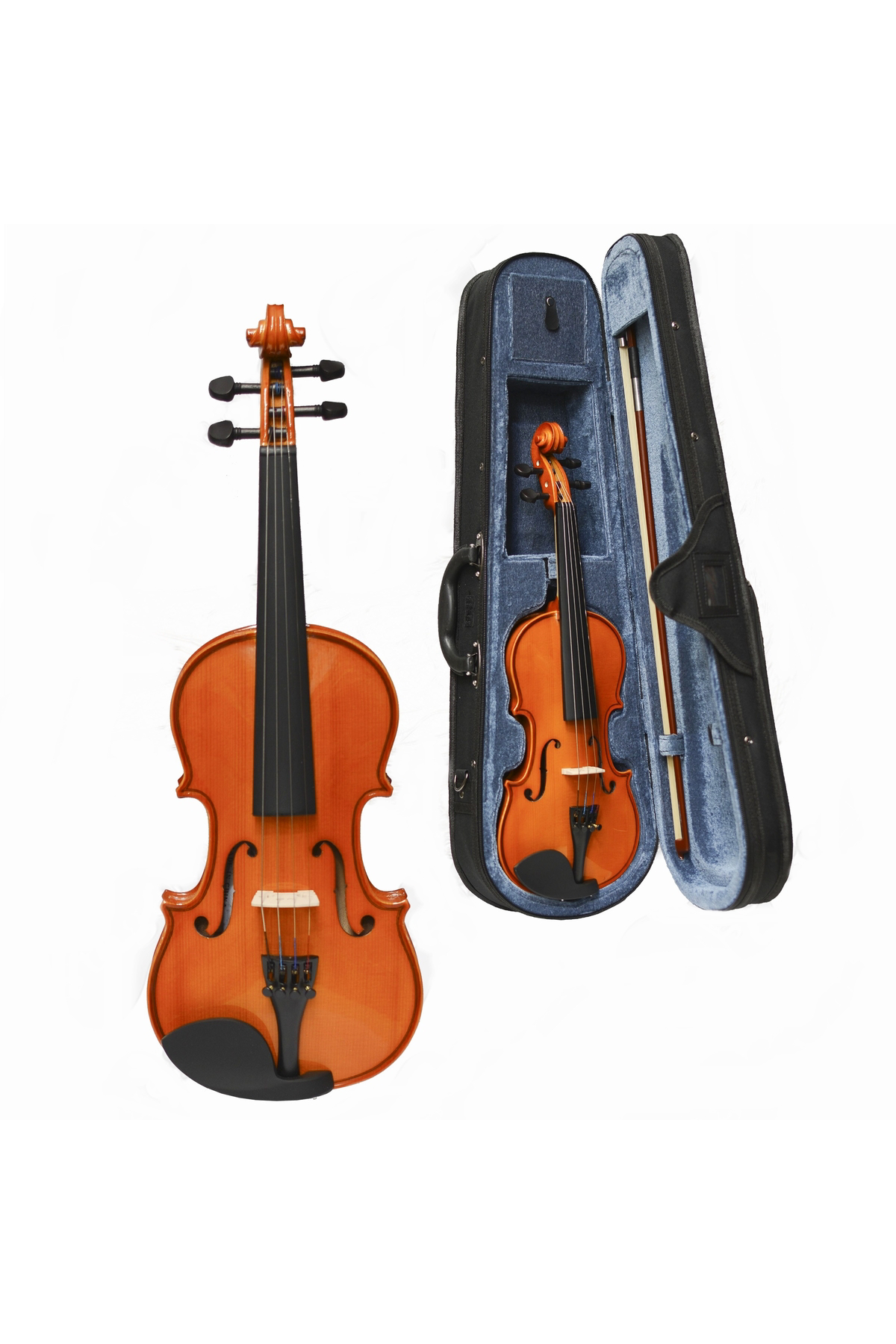 Valencia V16044 Keman 4/4 Kutu + Yay + Reçine Yetişkinler İçin