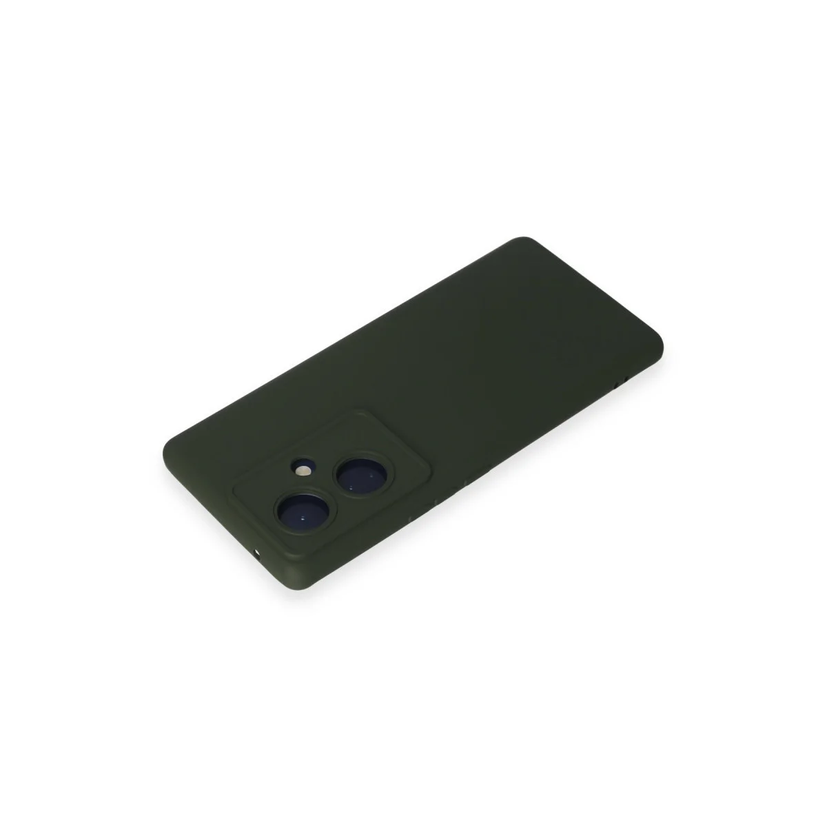 V29 Lite Nano İçi Kadife Silikon Kılıf - Koyu Yeşil Yerli Kalite ve Tam Koruma
