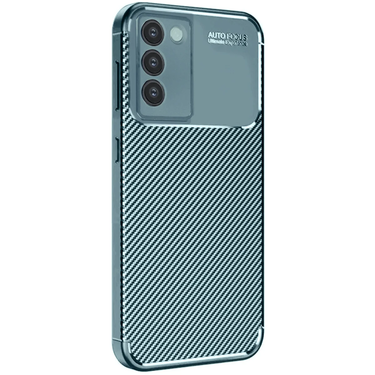 V30 Lite 4G Karbon Kılıf Auto Focus - Koyu Yeşil