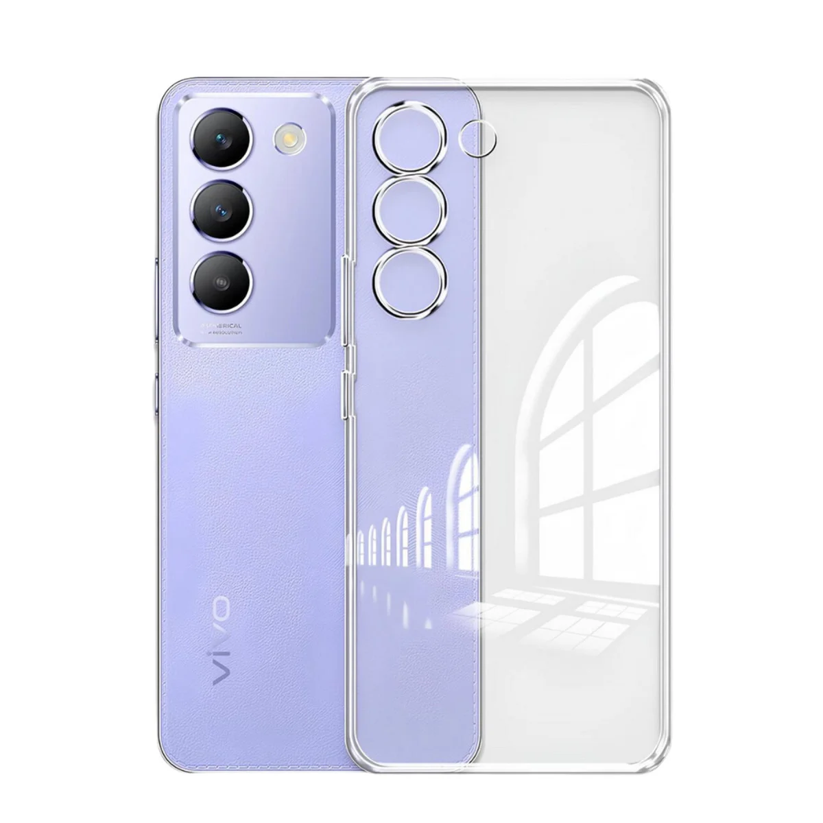 V30 Lite 4G Şeffaf Silikon Kılıf - Lux Tasarım ve Günlük Koruma