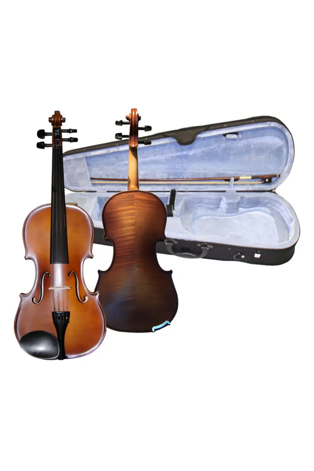 V40044MAT KEMAN, SCALE 4/4, MAT, KLAVYE ABANOZ, KUTULU, YAY+ VALE