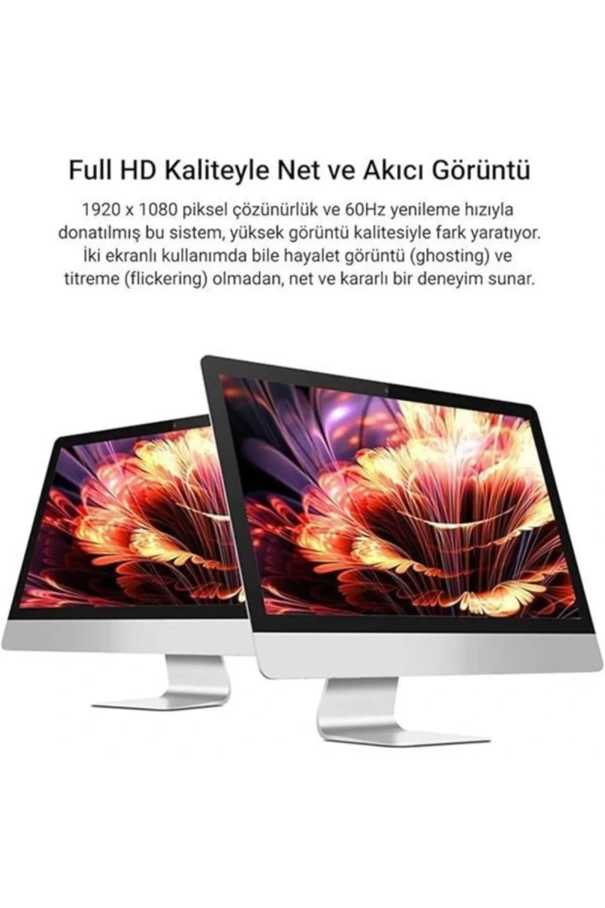 V401 VGA to 2 VGA Çoklayıcı Splitter Y Kablo