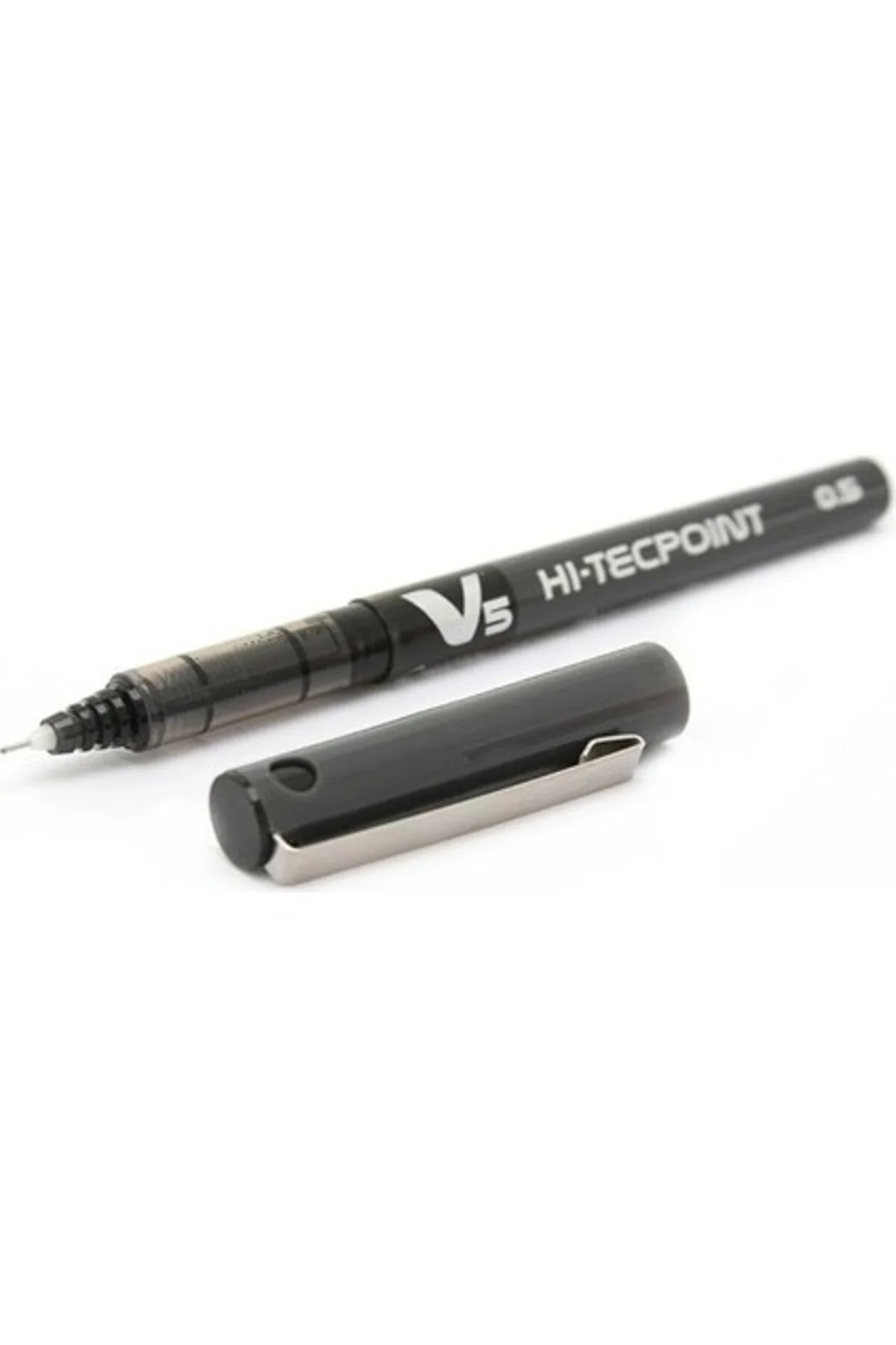 V5 Hi-Tecpoint İğne Uçlu Roller Kalem Mavi Siyah Kırmızı 3 Adet