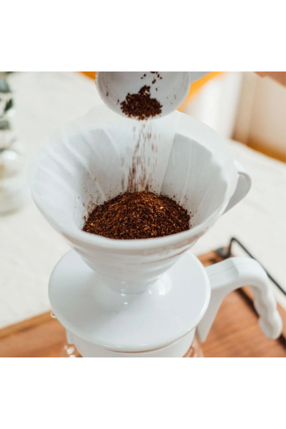 V60 Kahve Demleme Seti, Açık Gri