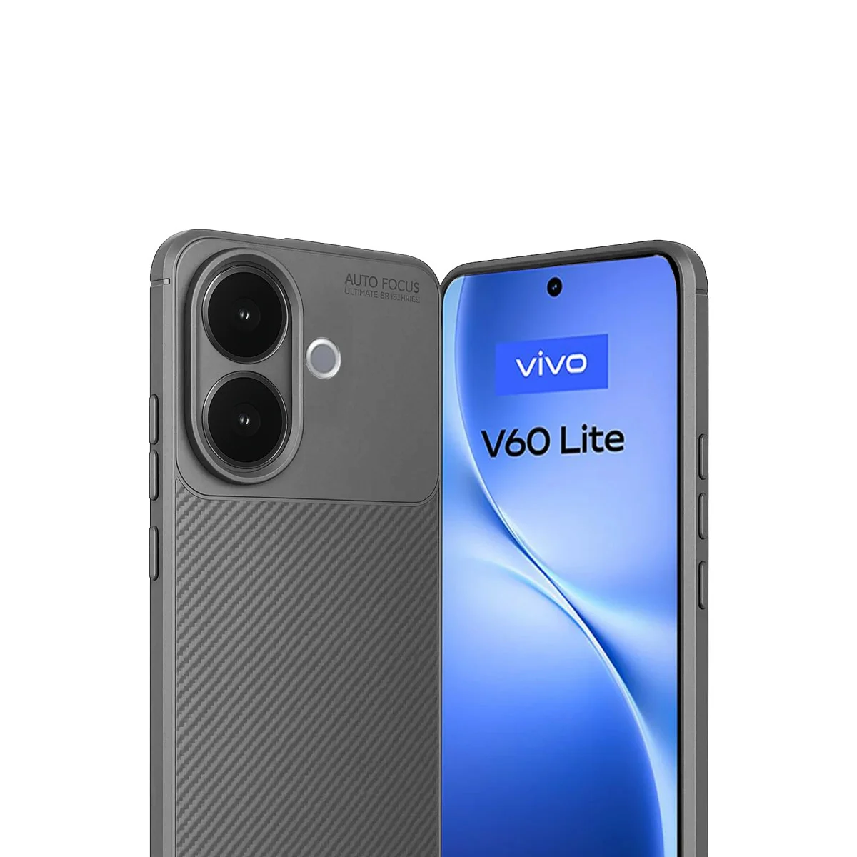 V60 Lite Auto Focus Karbon Kapak Gri - Estetik ve Maksimum Koruma