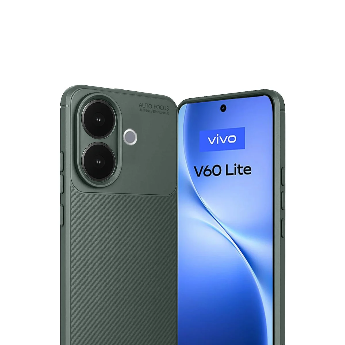 V60 Lite Auto Focus Karbon Kapak - Koyu Yeşil: Estetik ve Güçlü Koruma