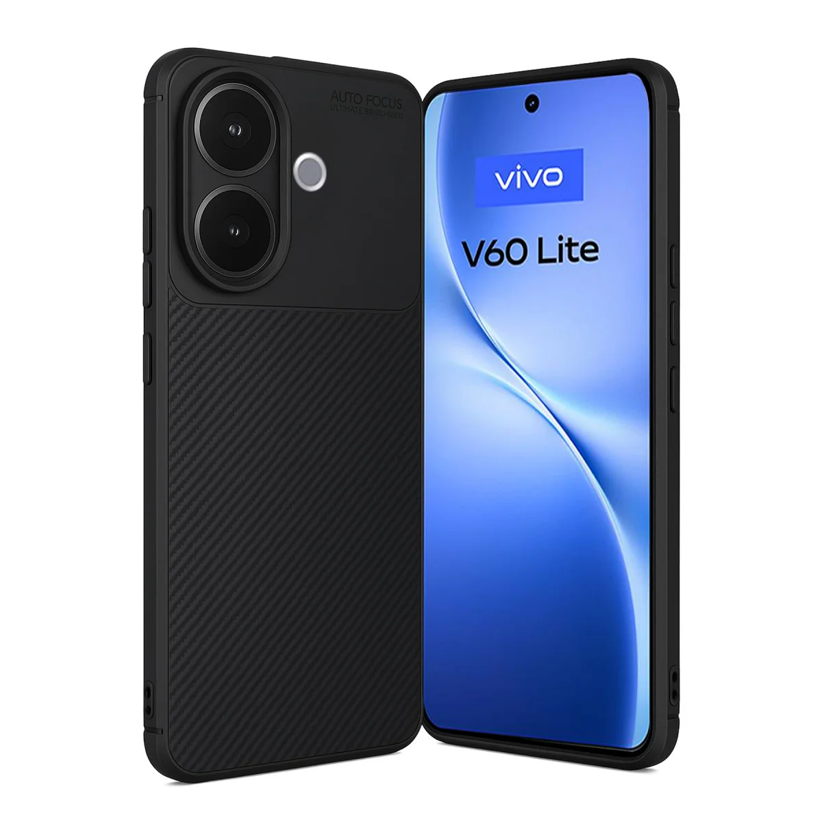 V60 Lite Auto Focus Karbon Kapak - Siyah Kılıf ve Yüksek Koruma