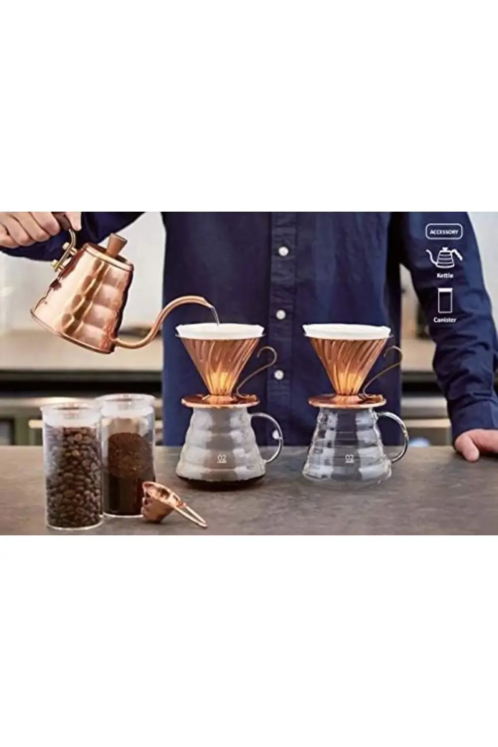 V60 Servis Sürahisi (Şeffaf, 360 ml) 395519