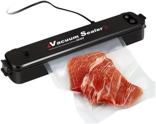 Vacuum Sealer Ev Tipi Vakumlama ve Yapıştırma Makinesi + 10 Adet 