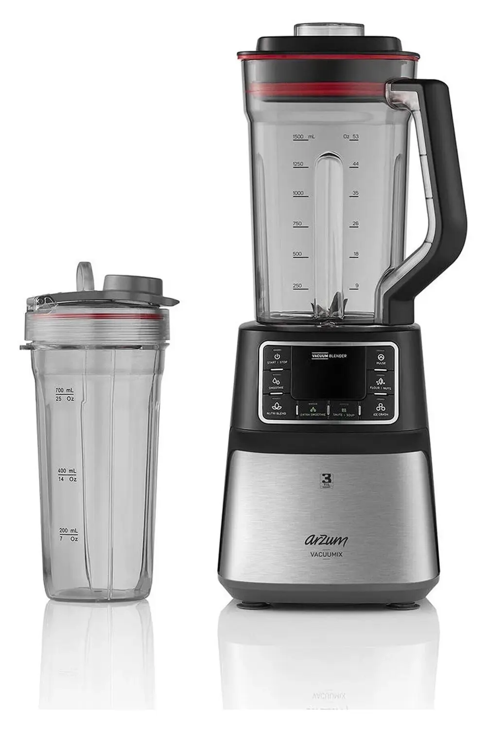 Arzum Vacuumix Vakumlu Power Blender 1500W Siyah - Ar1061