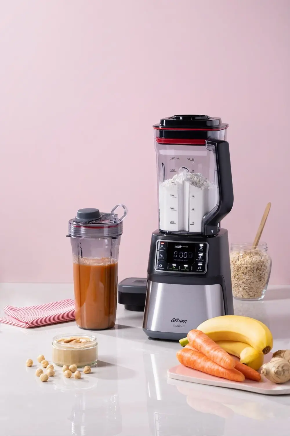 Arzum Vacuumix Vakumlu Power Blender 1500W Siyah - Ar1061