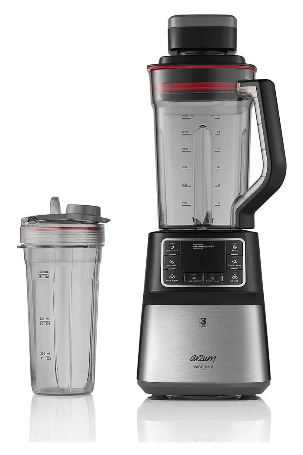 Arzum Vacuumix Vakumlu Power Blender 1500W Siyah - Ar1061