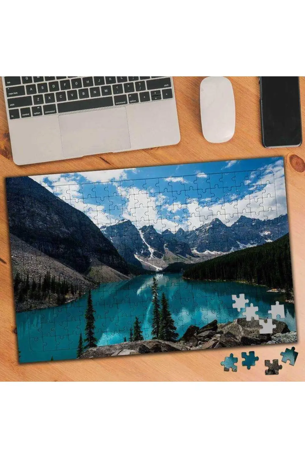 Vadi-Berrak-Nehir Manzara 240 Parça Puzzle Yapboz-4586