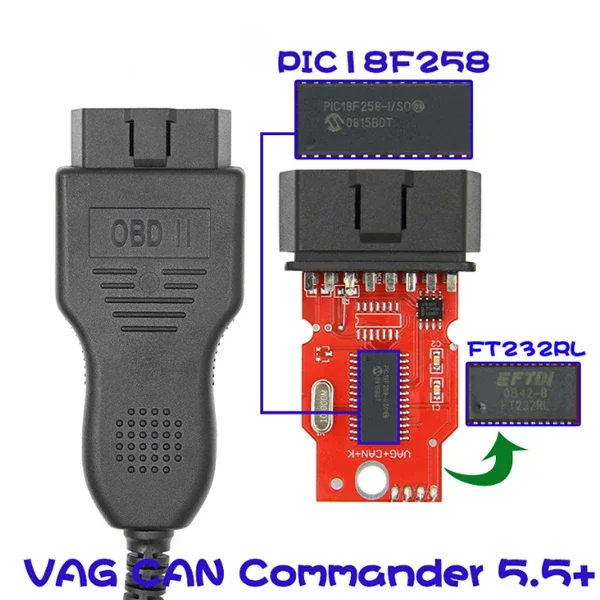VAG CAN Commander 5.5+ Pin Reader 3.9Beta VWSkoda Teşhis Tarayıcı Aracı-1852 Fiyatı, Yorumları ve Özellikleri