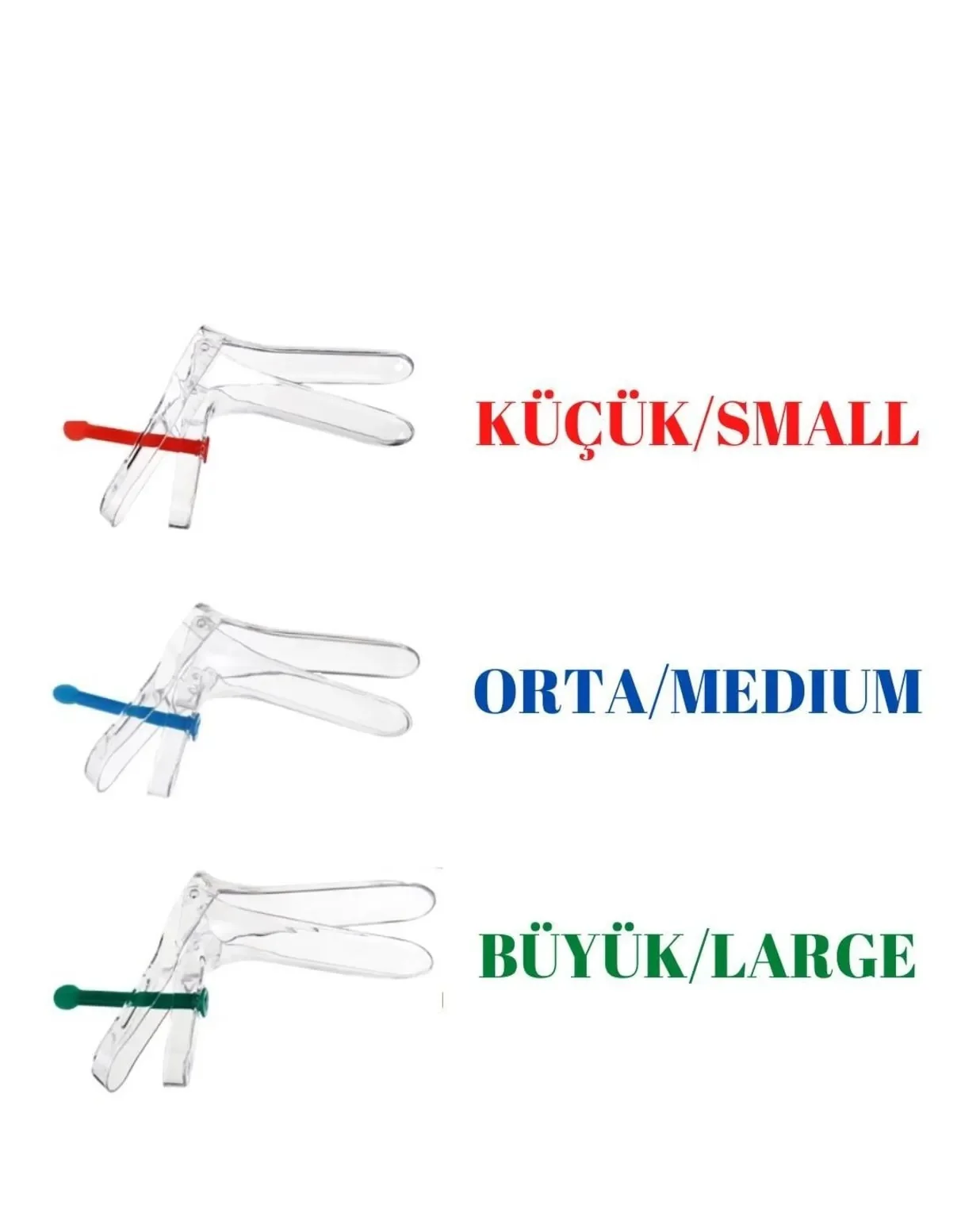 Vaginal Speculum S/M/L - Vajinal Spekülüm 3lü Paket Fiyatı, Yorumları ve Özellikleri