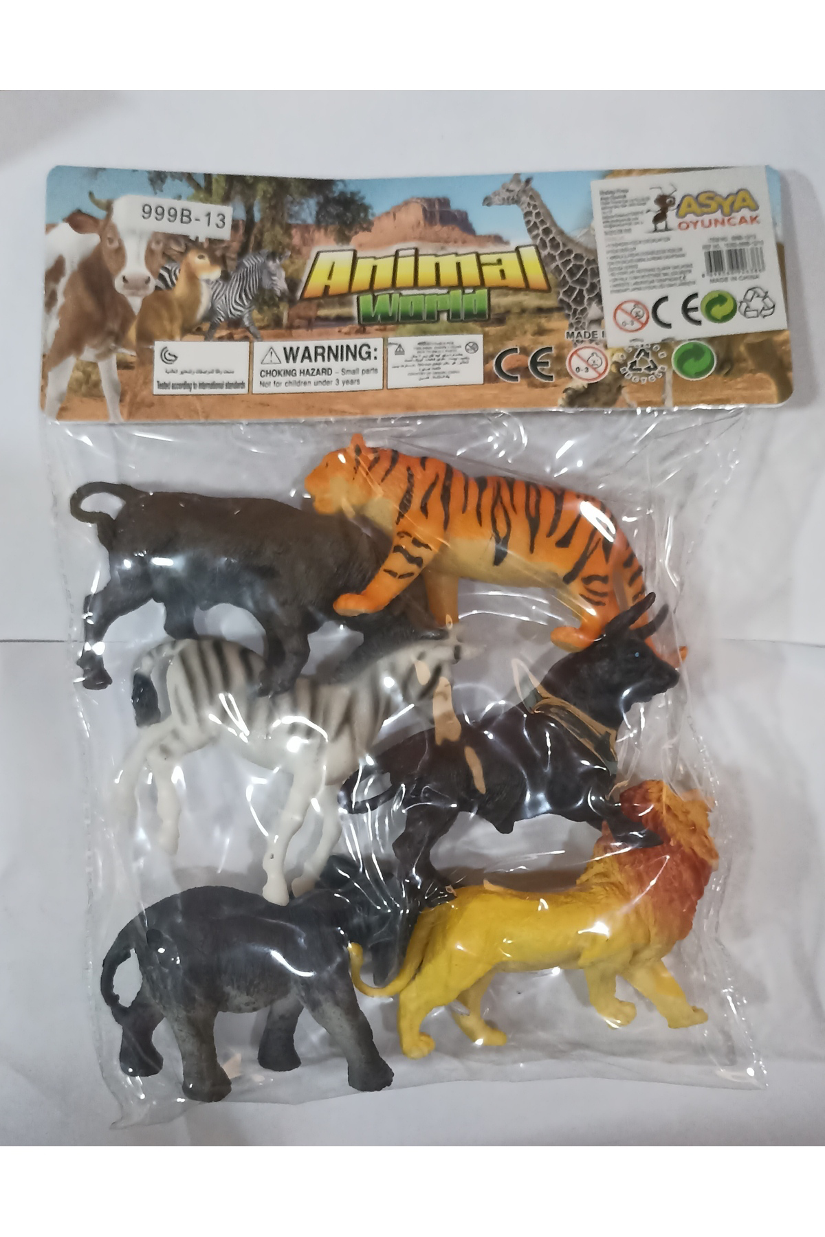 Asya Oyuncak Vahşi Hayvanlar