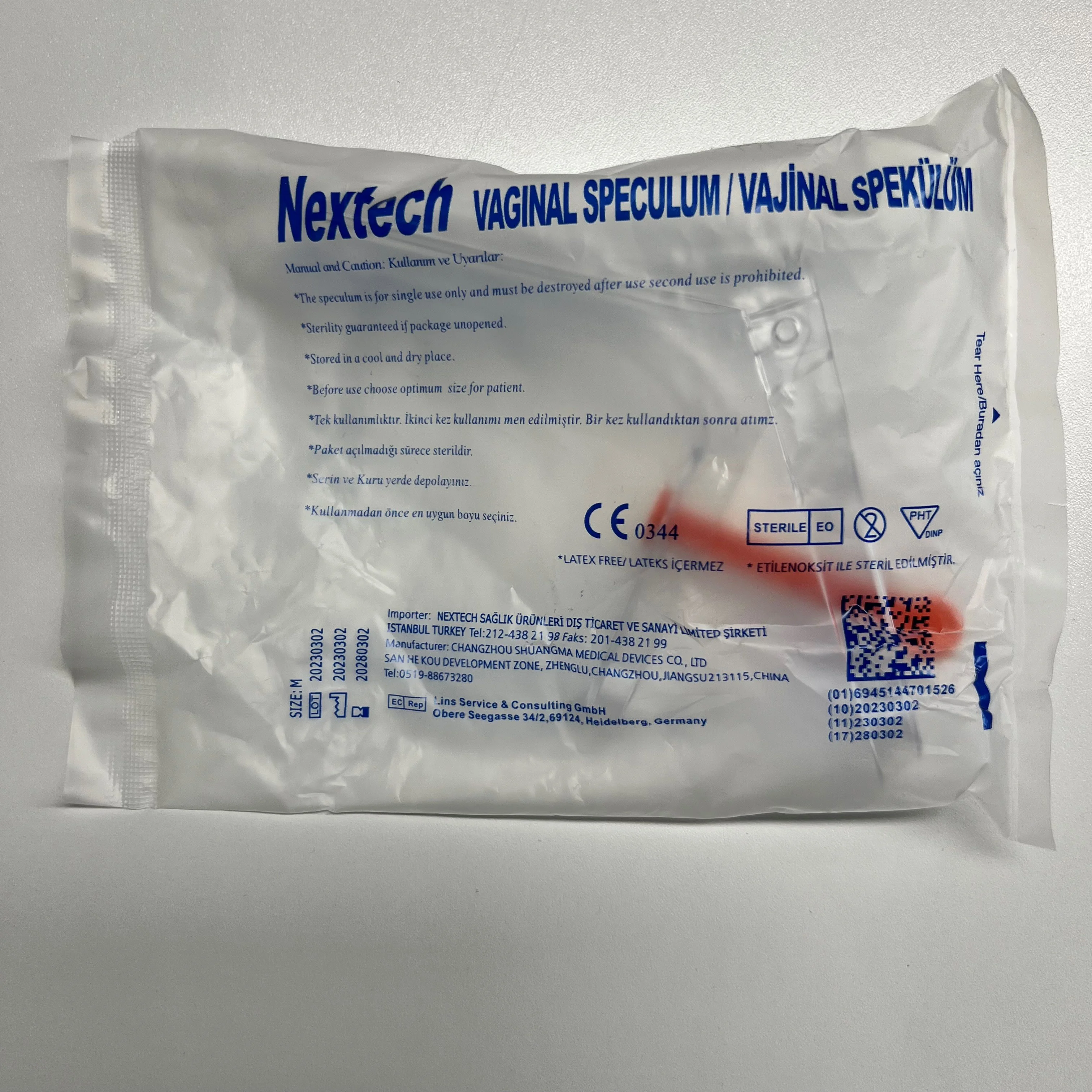 Vajinal Spekulum Medium - Şeffaf Tek Kullanımlık Jinekolojik Muayene Spekulumu Fiyatı, Yorumları ve Özellikleri