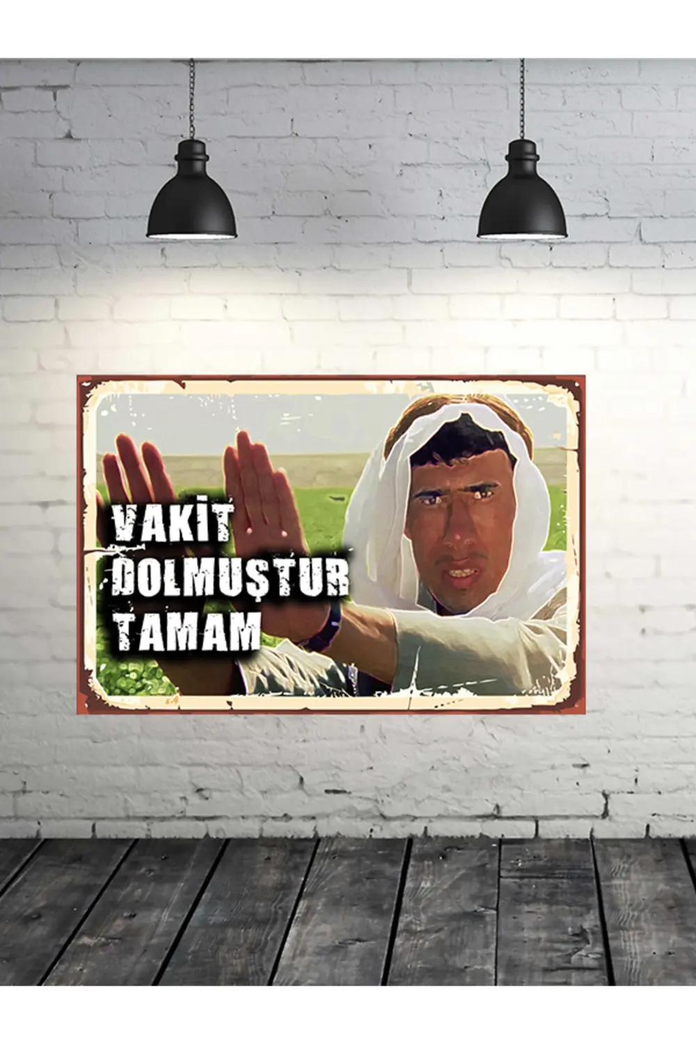 Vakit Dolmuştur Tamam Kibar Feyzo Bilo Replikleri 20x30 Cm Retro 