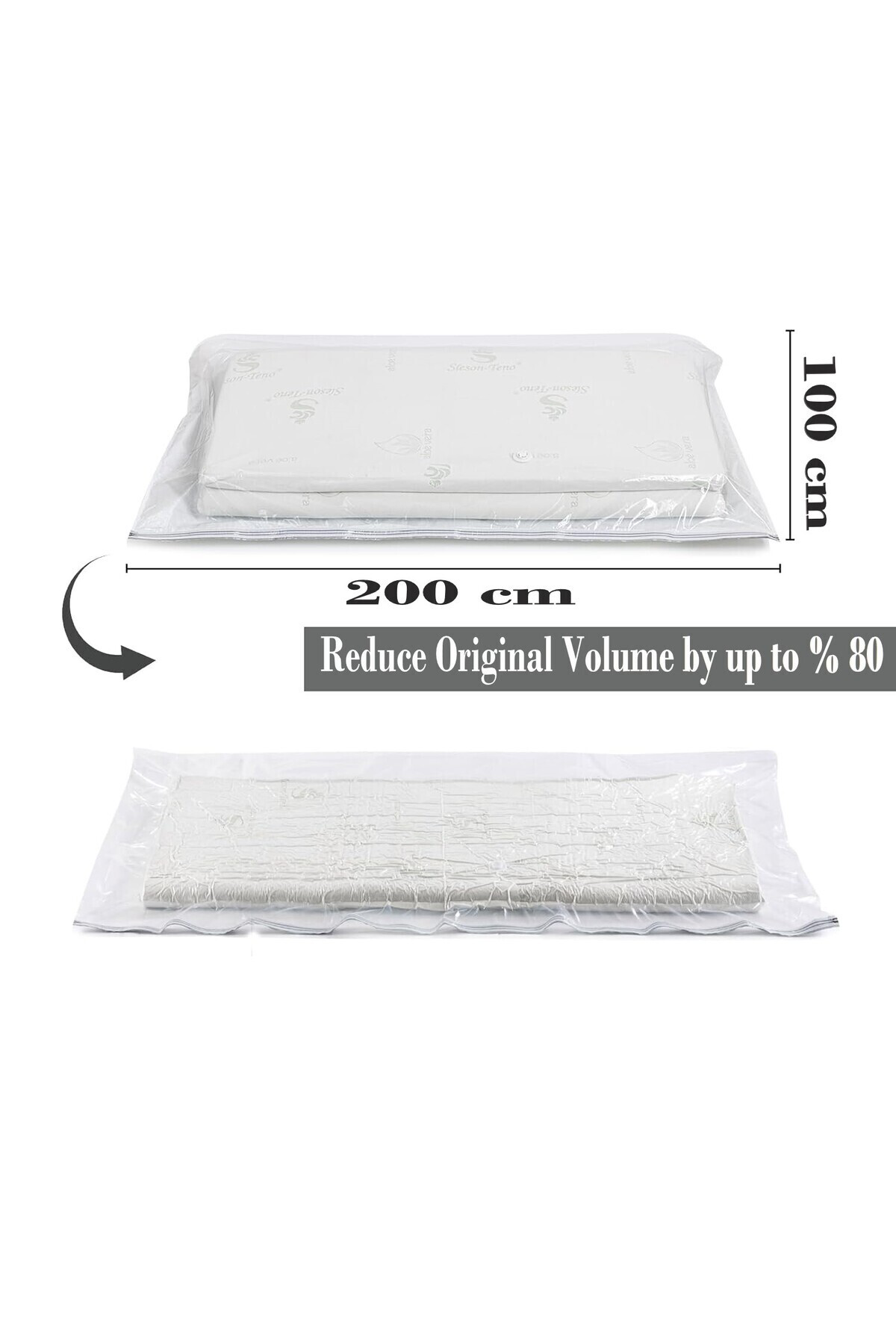 Vakum Hurcu 100 X 200 Vakumlu Hurç Ultra Titanium Boy Vakumlu Poş