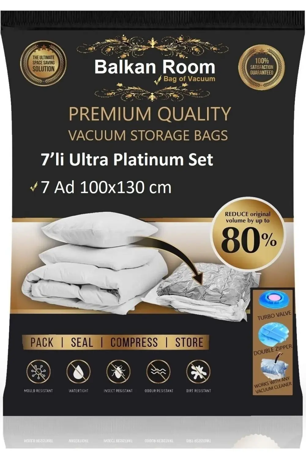 Vakum Hurcu 7’li Ultra Platinum Set Vakumlu Hurç Vakumlu Poşet