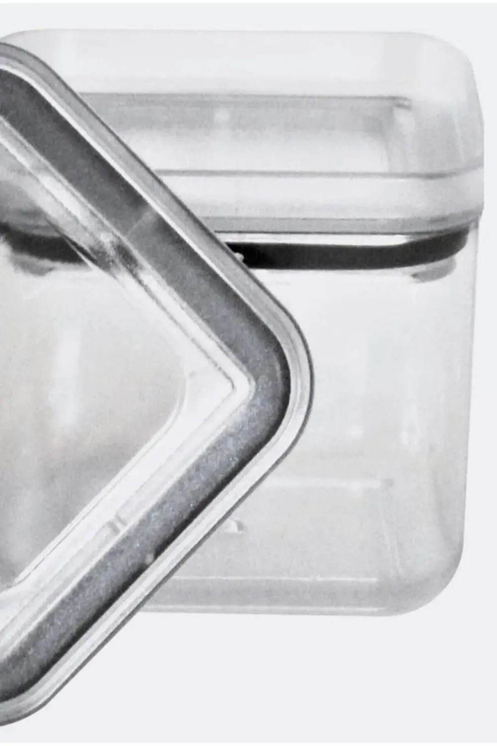 Vakum Kapaklı Kristal Saklama Kabı 12'li Set