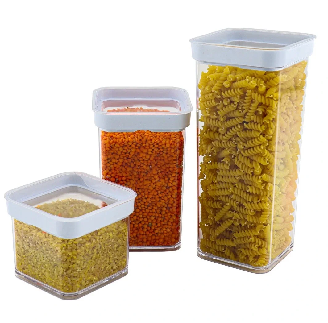 Vakumlu Kare Saklama Kabı - 1 Litre Vakumlu Kare Saklama Kabı - 1 Litre