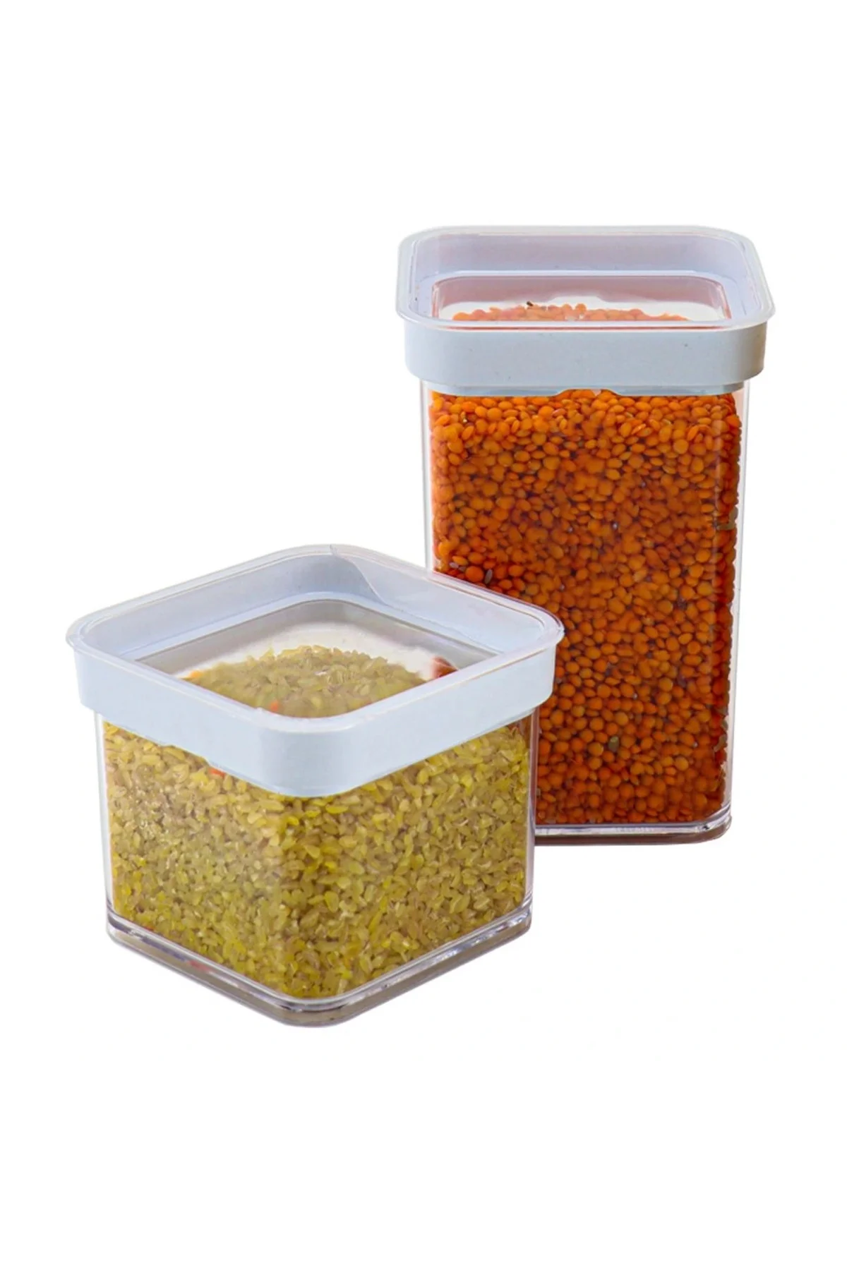 Vakumlu Kare Saklama Kabı - 1 Litre - Görsel 4
